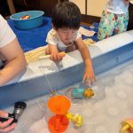 7月28日「水遊び、室内遊びに参加してきました」
